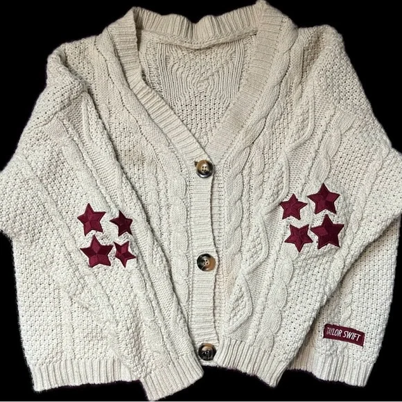 Taylor Swift RED Cardigan カーディガン M/L NEW Taylor Swift Red Cardigan Size XL/2XL - Rare Official